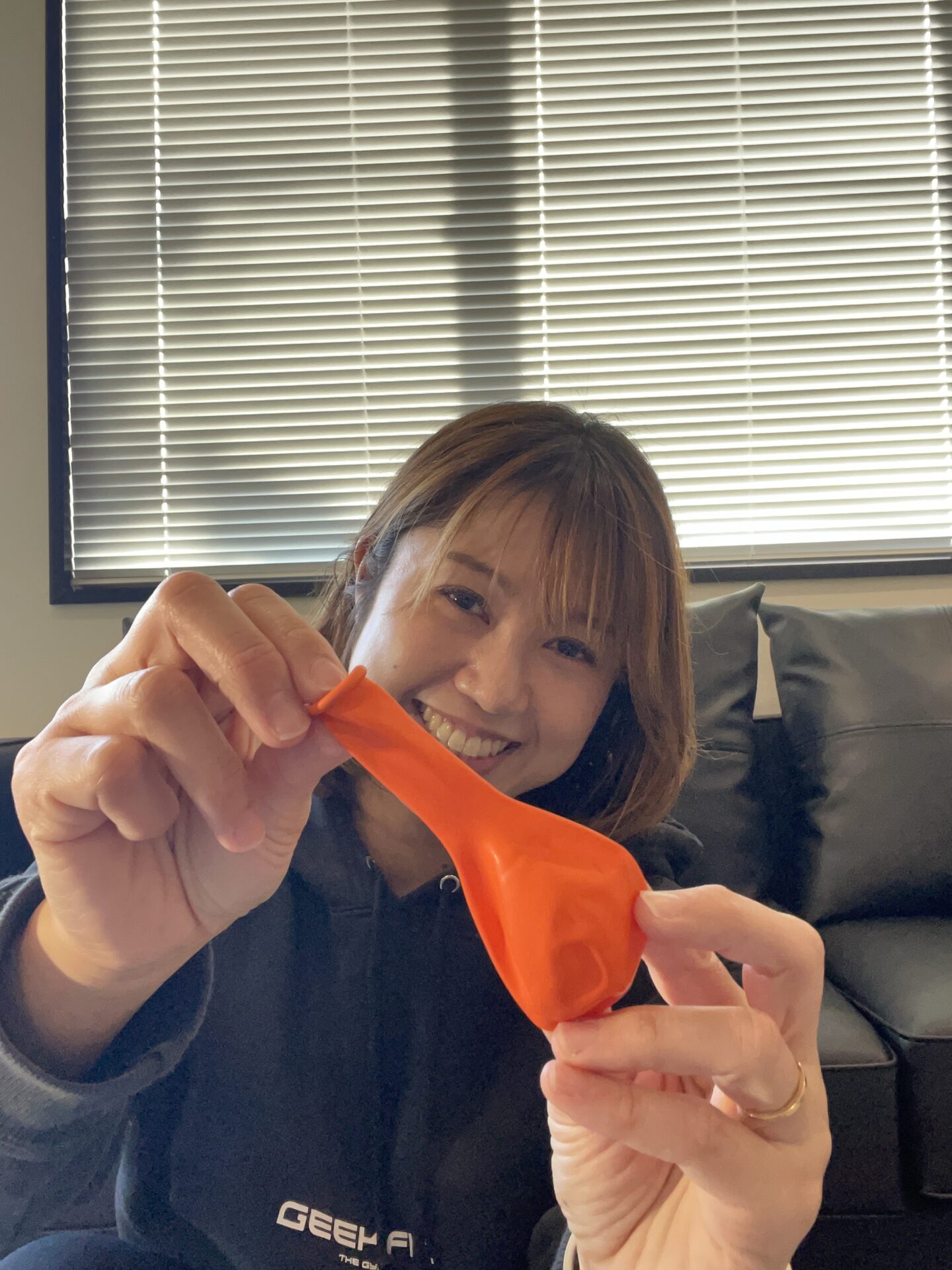 風船を膨らましてみよう