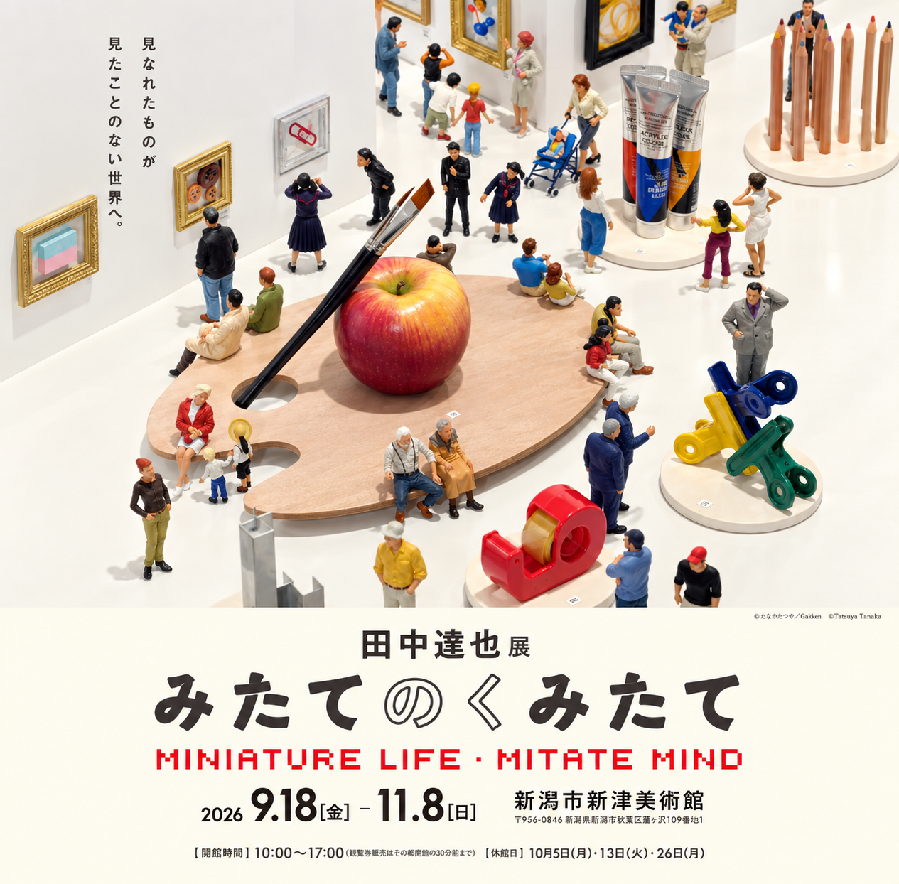 いつもの身体を、少し違う角度から。田中達也展「みたてのくみたて」から考える筋トレ｜新潟市中央区女池の24時間ジム GEEKFIT. MEIKE